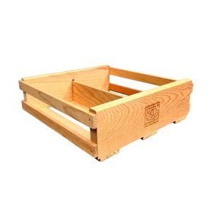 Vintage Napa Valley Wooden Cassette Storage Crate Box Bin Wood Stacking